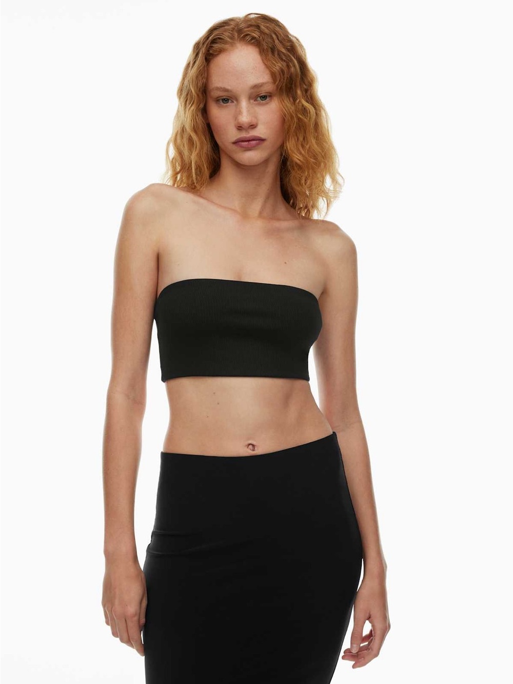 Aritzia Contour Bandeau Top - Black - XS